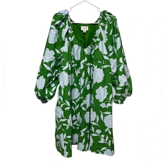 NWT   KATE SPADE/Target  Classic Rose Poplin Long Sleeve Mini Dress   size XXL - Picture 4 of 6